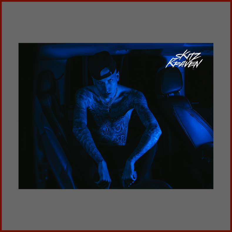 sKitz Kraven Blue Poster